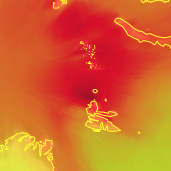 Changement climatique sur Google Earth