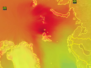 Pôle Sud en 2100.