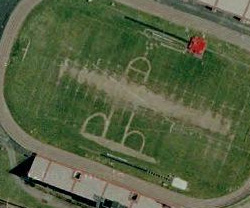 Terrain de football de Hazleton.