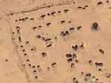 Village du Darfour au Soudan