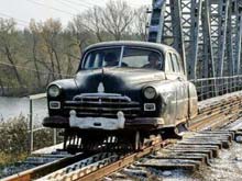 Voiture sur rails