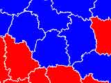 Présidentielles 2007 : carte des résultats sur Google Earth