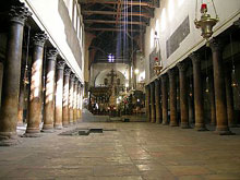 Eglise de la Nativité vu de l'intérieur