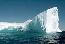 Glacier de l'Antarctique.
