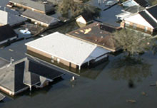 Image satellite de l'ouragan Katrina