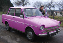 Voiture violette